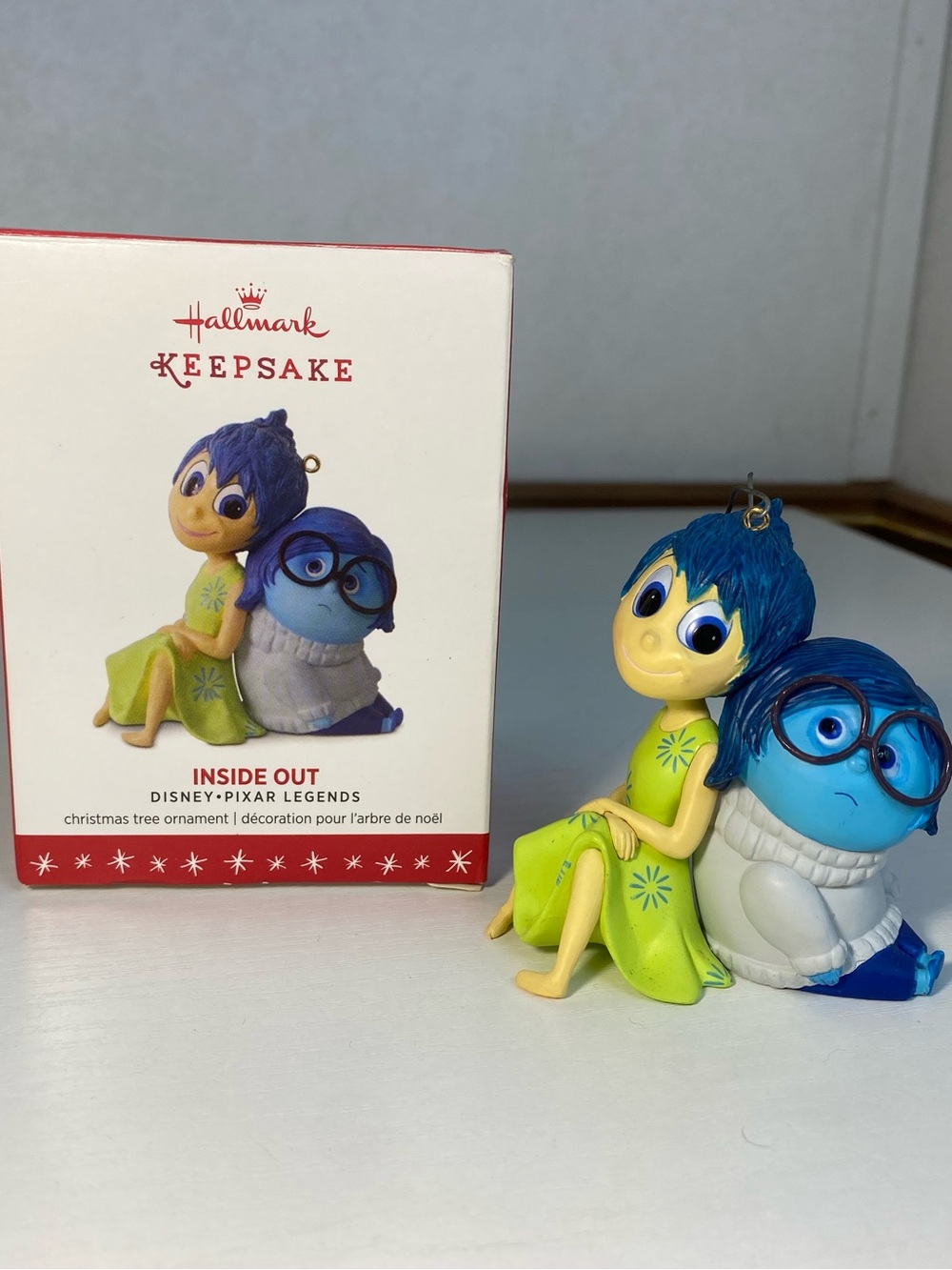 Hallmark Inside Out Joy Sadness Disney-Pixar Ornament Legends 6th in Series 2016